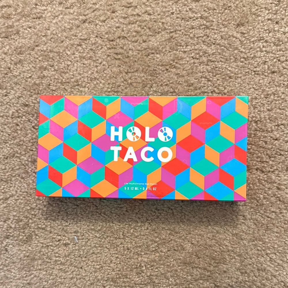 Holo Taco Multicolor Nail Polish Set box only